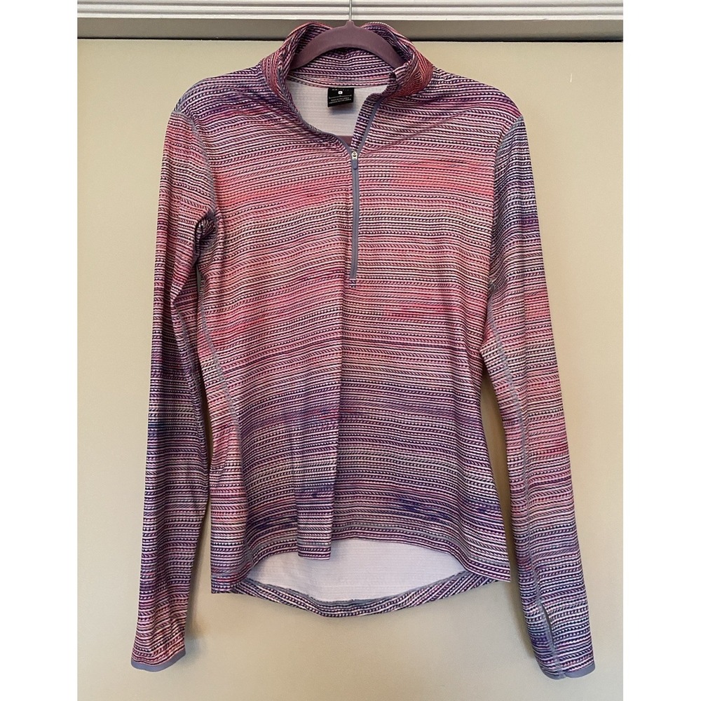 Nike Running Dri Fit Athletic Track 1/4 Zip Jacket Shirt Women's Size Large